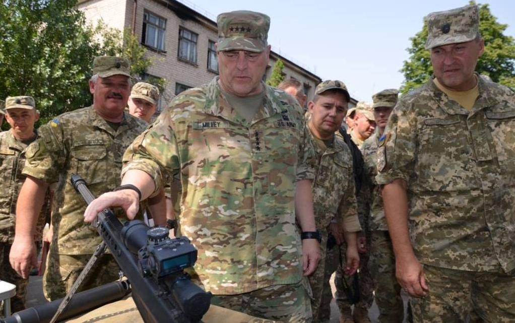 Стаття Начальник штаба Сухопутных войск Вооруженных сил США посетил зону АТО Утренний город. Донецьк