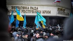 Стаття Митинг 26 февраля 2014 года в Крыму: как это было? (фотогалерея) Ранкове місто. Донбас