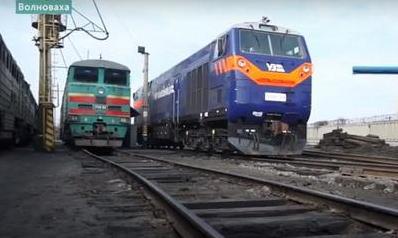 Стаття В локомотивном депо прифронтовой Волновахе появились локомотивы производства США Ранкове місто. Донбас