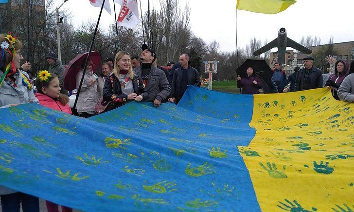 Статья На Донетчине выйдут на Марш за единство Украины Утренний город. Донецк