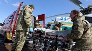 Стаття Столичный военный госпиталь принял тяжело раненых военных с Донбасса Ранкове місто. Донбас