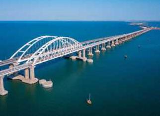 Стаття Крымский мост, по которому никто не ездит: в России допускают просадку Ранкове місто. Донбас