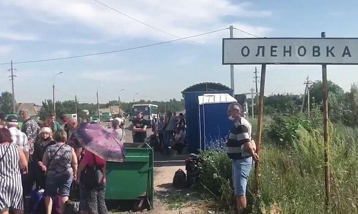 Стаття Бойовики відкрили КПВВ «Оленівка» Ранкове місто. Донбас