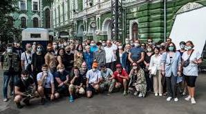 Стаття На Одесской киностудии завершились съемки масштабного кинопроекта (фото) Ранкове місто. Донбас