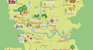 Стаття На Луганщине создали карту изюминок области Ранкове місто. Донбас
