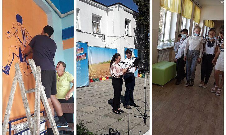 Стаття Учні селища на Донеччині поліпшують життя мешканців за допомогою бюджету участі Ранкове місто. Донбас