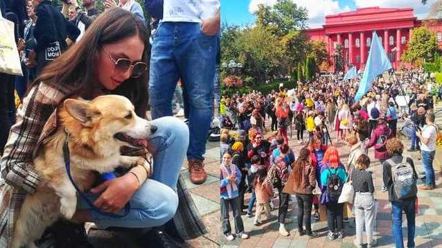 Стаття «Україна не шкуродерня»: украинцы в 30 городах вышли на Марш за животных Ранкове місто. Донбас