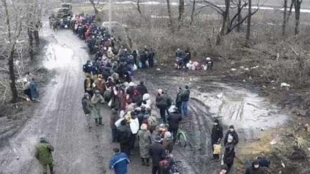 Стаття Реакция россиян на наплыв беженцев из Донецка Ранкове місто. Донбас