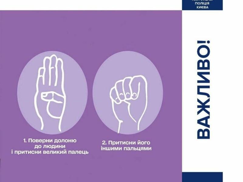 Стаття Це повинен знати кожен: як жестами подати сигнал про допомогу Ранкове місто. Донбас